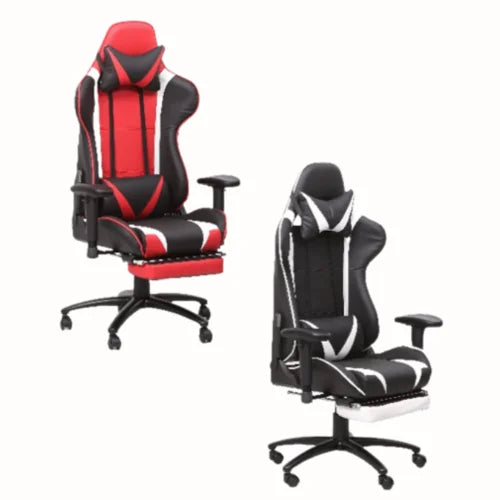 Silla Gamer con almohadilla lumbar, regulable, extraíble, cabecera acolchonada y  mecanismo de inclinación