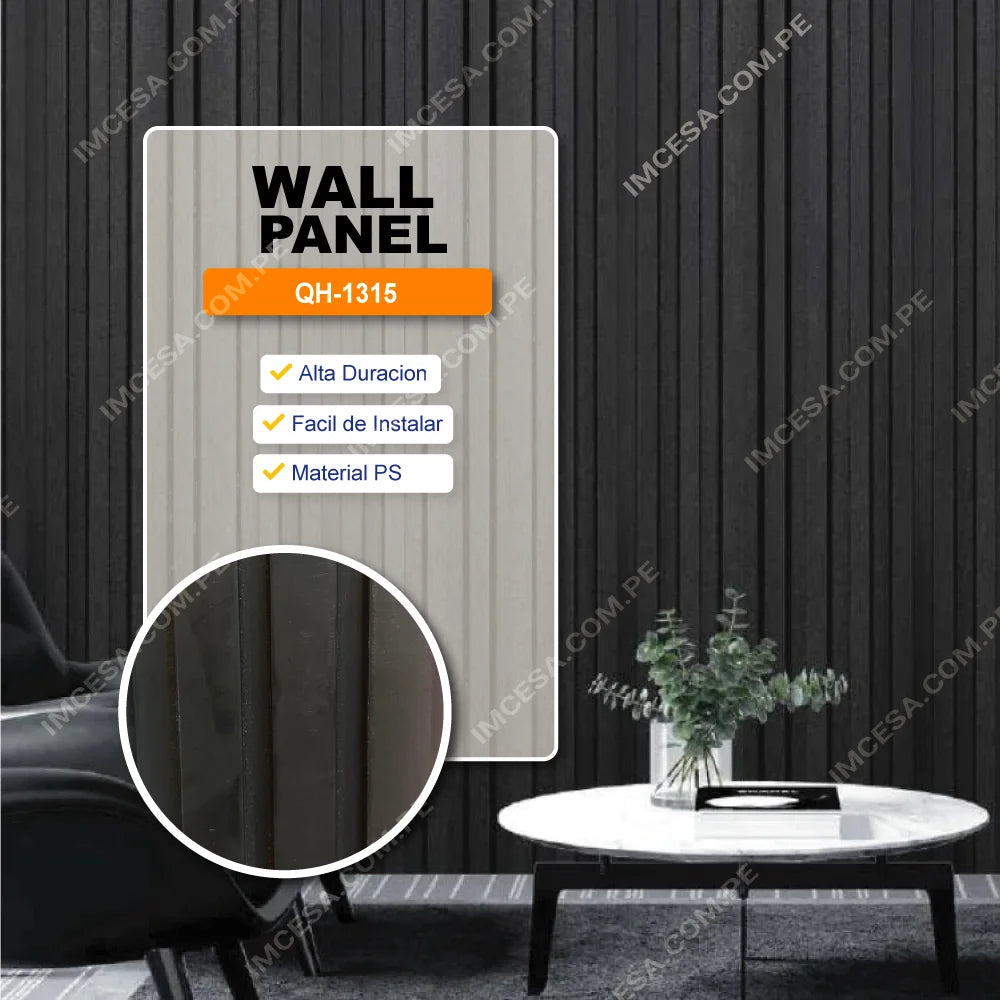 Wall Panel Negro WPC QH-1315