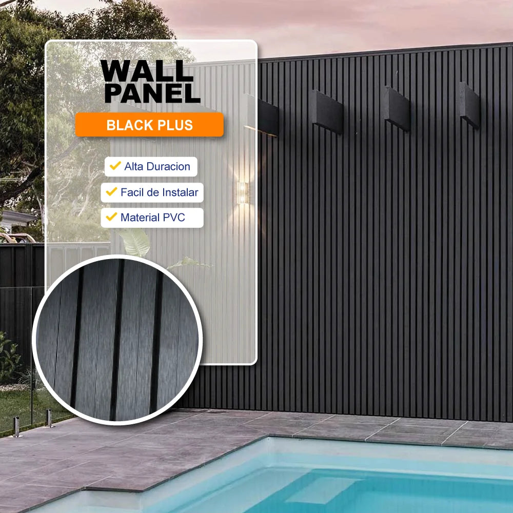 Wall Panel Black Plus